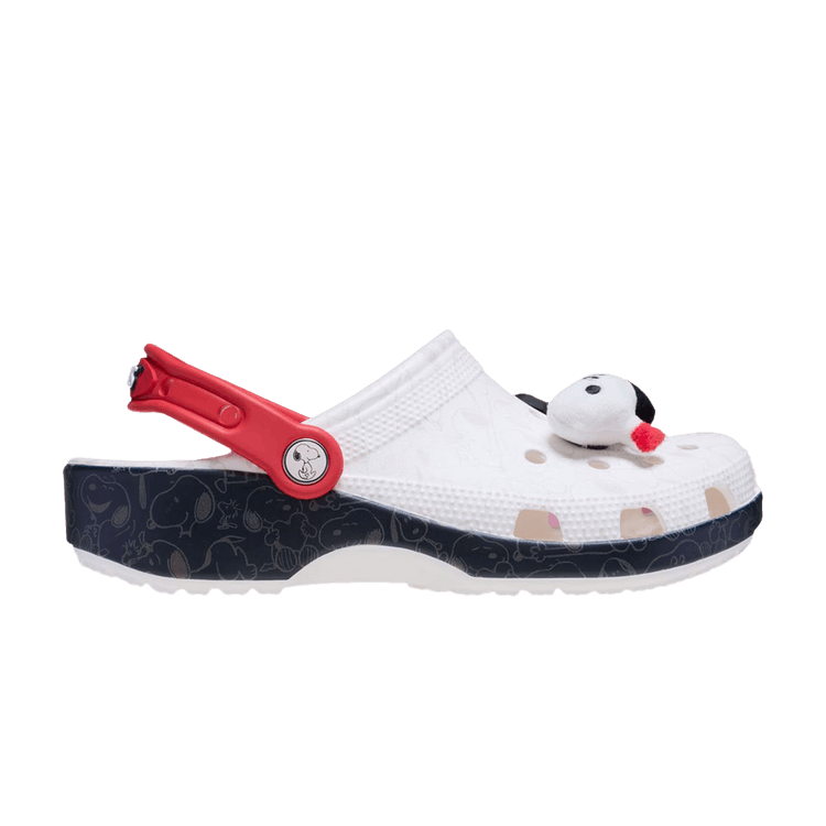 Peanuts x Crocs Classic Clog 'Snoopy' — White/Red