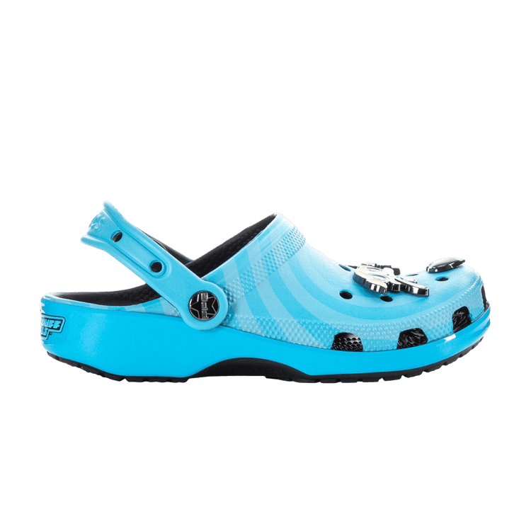 Crocs Wmns Classic Clog 'The Powerpuff Girls - Bubbles' — Blue/Black