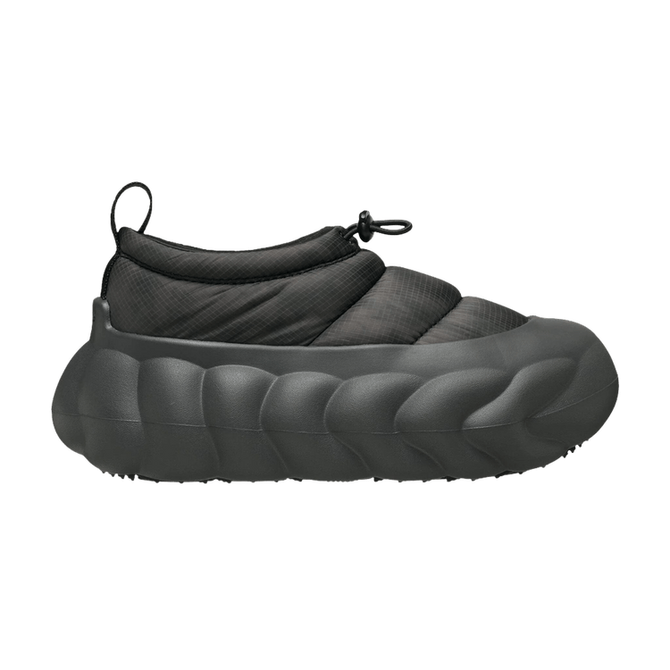 Crocs Overpuff Shorty Translucent 'Black' — Black