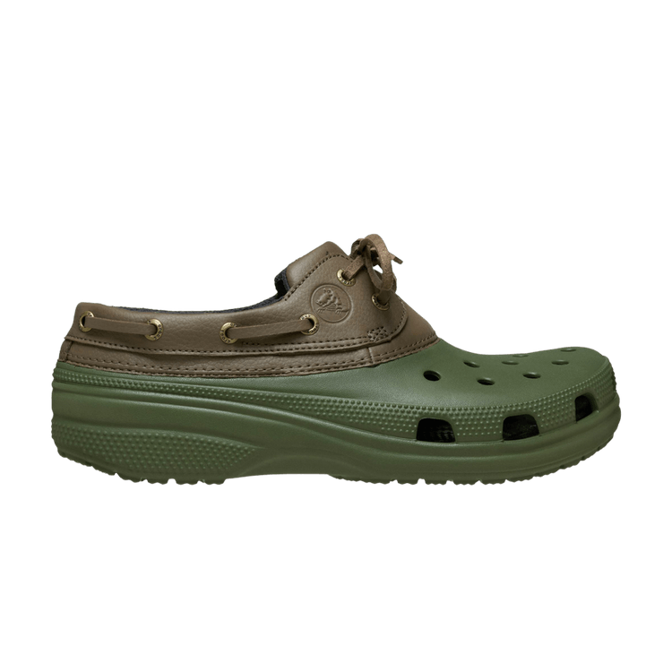 Crocs Classic Boat Shoe 'Army Green' — Army Green