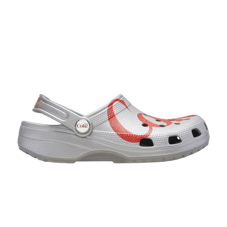 Diet Coke x Crocs Classic Clog 'Grey Red' — Grey/Red