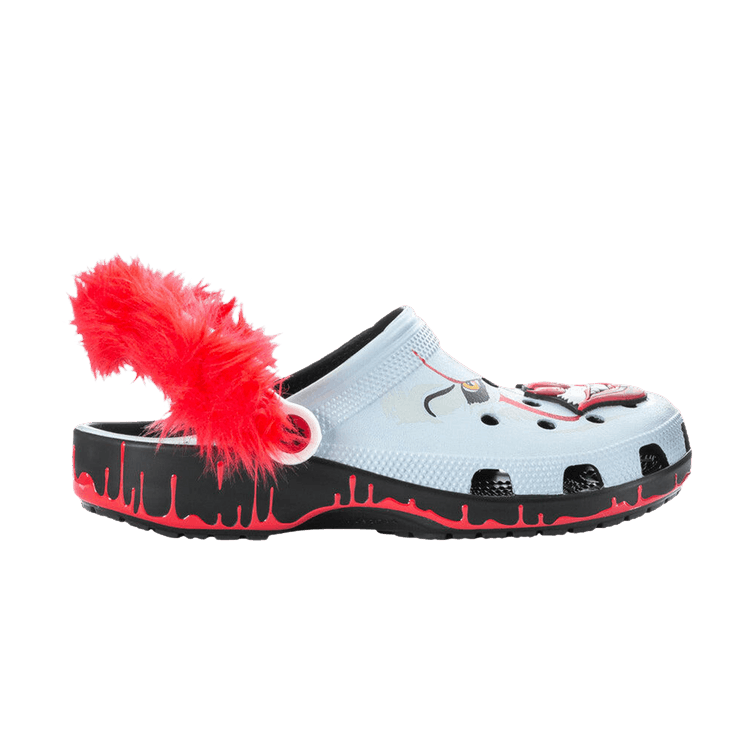 It Pennywise x Crocs Classic Clog — White/Red/Black