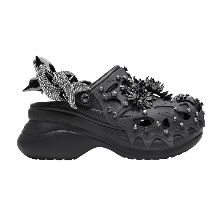 Swarovski x Crocs Wmns Classic Bae Clog 'Black' — Black