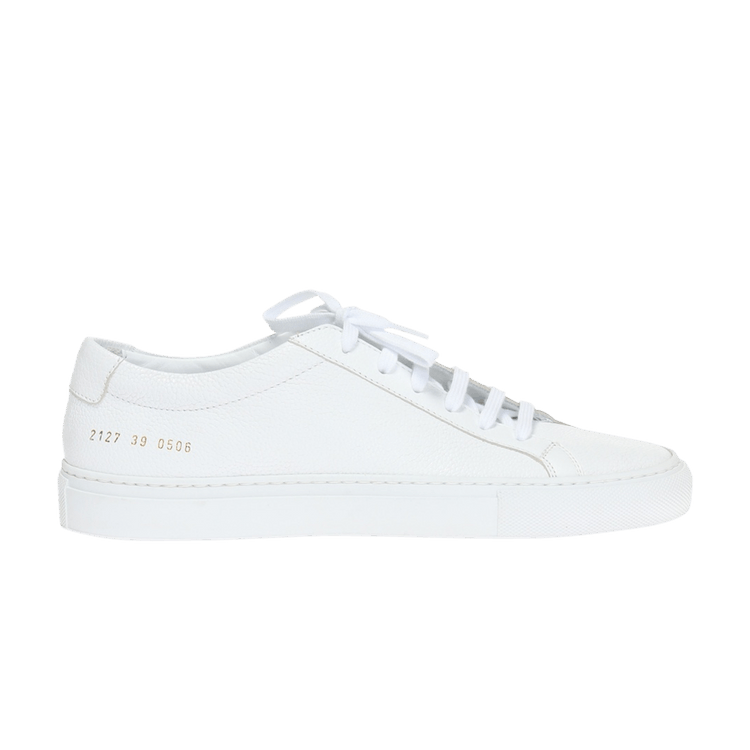 Common Projects Achilles Low Premium 'White' — White