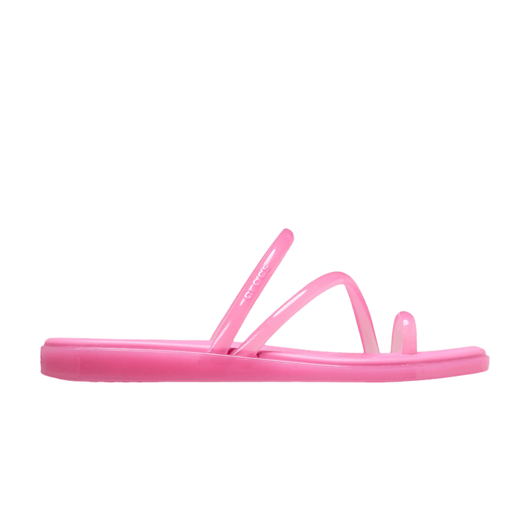 Crocs Wmns Miami Jelly Toe Loop Sandal 'Pink Lemonade Jelly' — Pink Lemonade Jelly