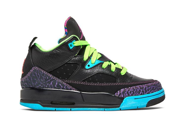 Air Jordan Son of Mars Low GS — Black/Club Pink-Gamma Blue-Court Purple