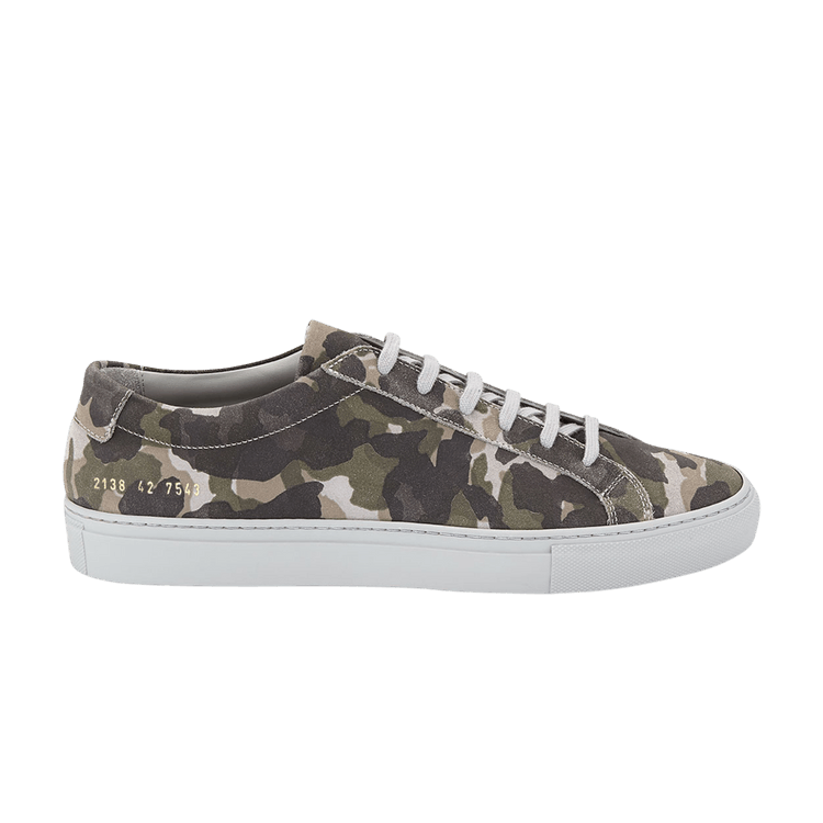 Common Projects Achilles Low 'Camo' — Camo Green/Grey