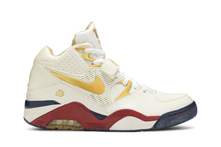 Nike Air Force 180 'Finishline 25Th Anniversary' — White.Metallic Gold-Varsity Red-Midnight Navy