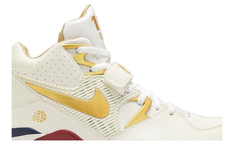 Nike Air Force 180 'Finishline 25Th Anniversary' — White.Metallic Gold-Varsity Red-Midnight Navy