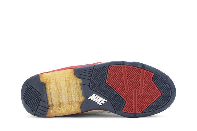 Nike Air Force 180 'Finishline 25Th Anniversary' — White.Metallic Gold-Varsity Red-Midnight Navy