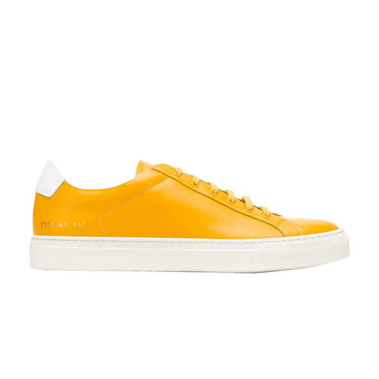 Common Projects Achilles Retro Low 'Yellow' — Yellow/White