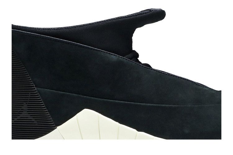 PSNY x Air Jordan 15 Retro 'Black Suede' — Black/Black/Sail/Black