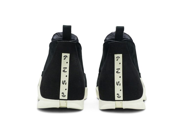 PSNY x Air Jordan 15 Retro 'Black Suede' — Black/Black/Sail/Black