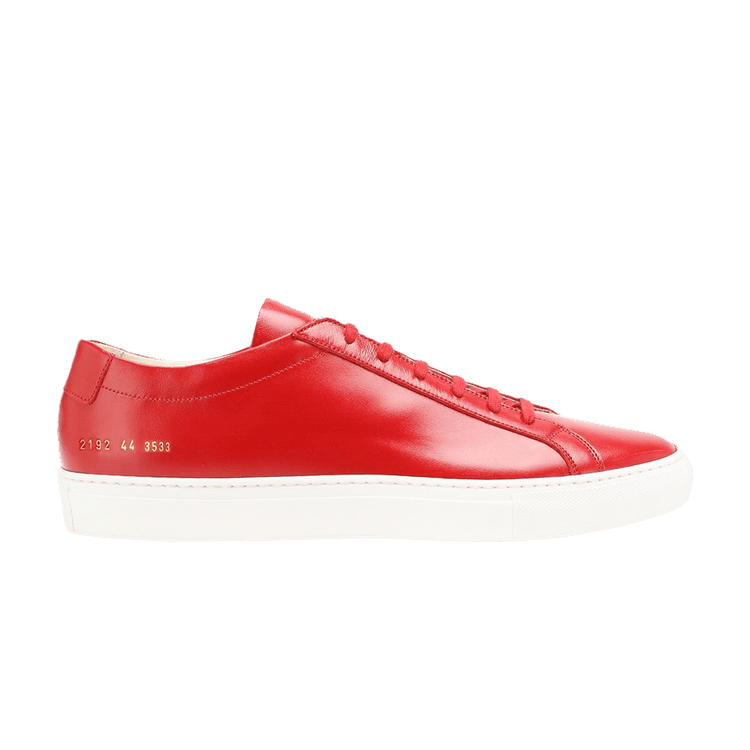 Common Projects Achilles Low 'Red White' — Red White