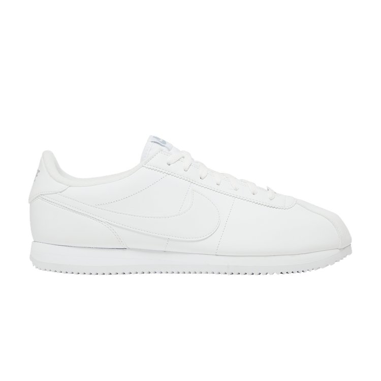 Nike Cortez Basic Leather 'White' — White/Wolf Grey-Metallic Silver-White