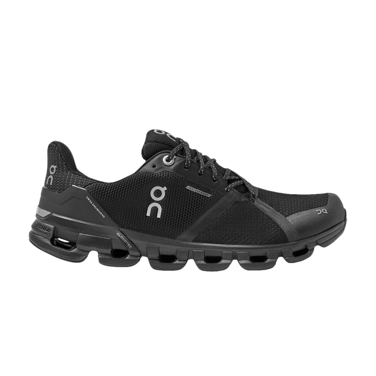 ON Wmns Cloudflyer Waterproof 'Black Lunar' — Black/Lunar
