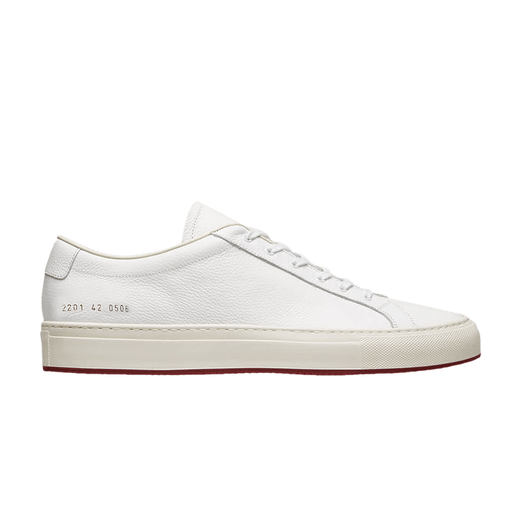 Common Projects Achilles Premium 'White Red' — White