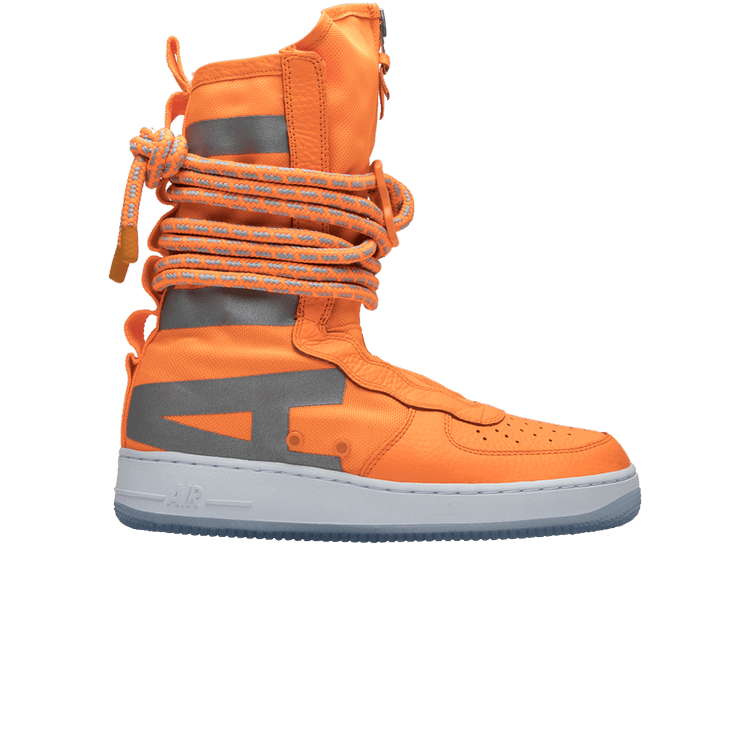 Nike SF Air Force 1 High 'Total Orange' — Total Orange/White