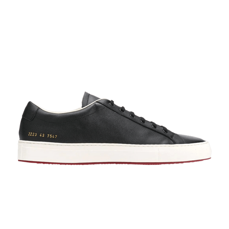 Common Projects Achilles Low Premium 'Black' — Black