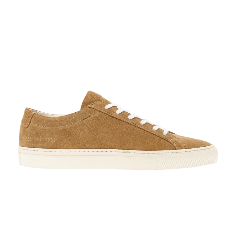 Common Projects Achilles Suede Contrast Low 'Tan' — Tan