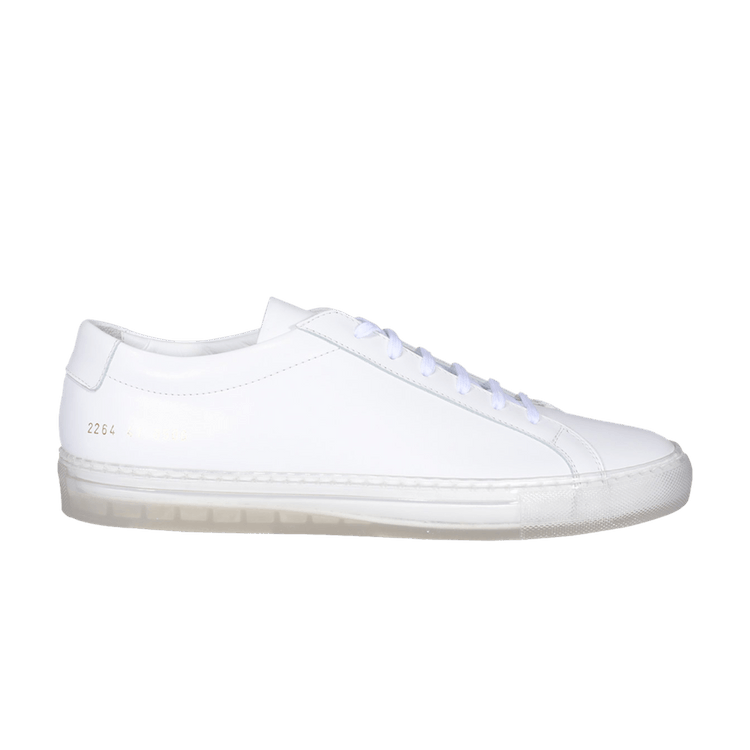 Common Projects Achilles Low 'Transparent Sole - White' — White