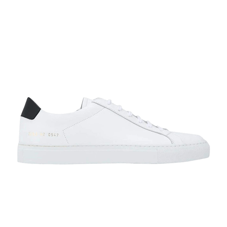 Common Projects Retro Low 'White Black' — White/Black