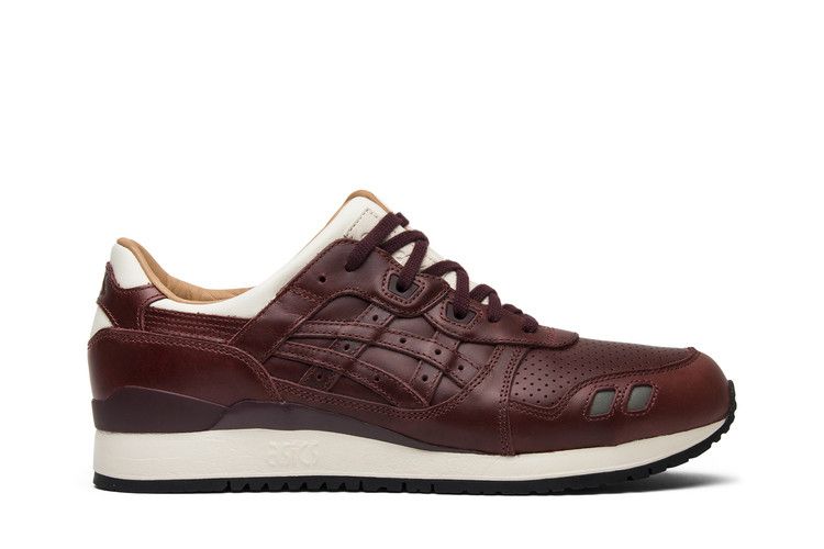 Packer Shoes x J.Crew x ASICS Gel Lyte 3 '1907 Collection Oxblood' — Oxblood