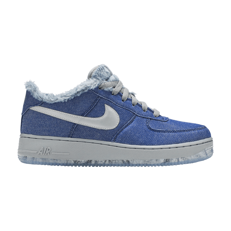 Nike Air Force 1 Low Pinnacle QS GS 'Werewolf' — Blue Void/Cool Grey-Metallic Silver