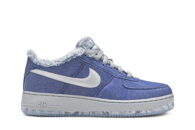 Nike Air Force 1 Low Pinnacle QS GS 'Werewolf' — Blue Void/Cool Grey-Metallic Silver (2)
