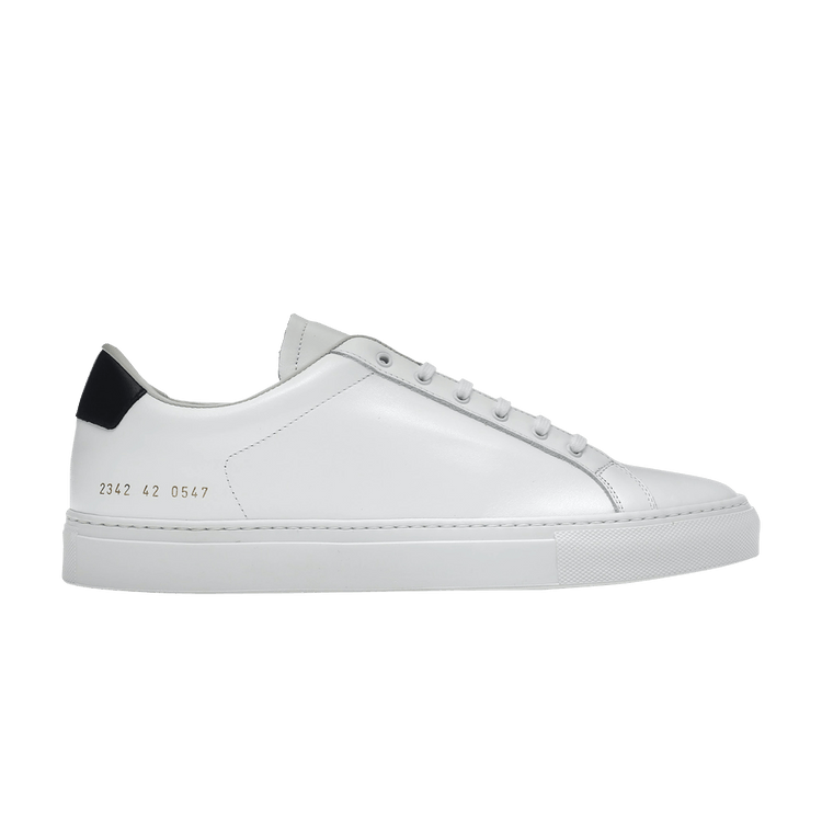 Common Projects Retro Low 'White Black' — White/Black