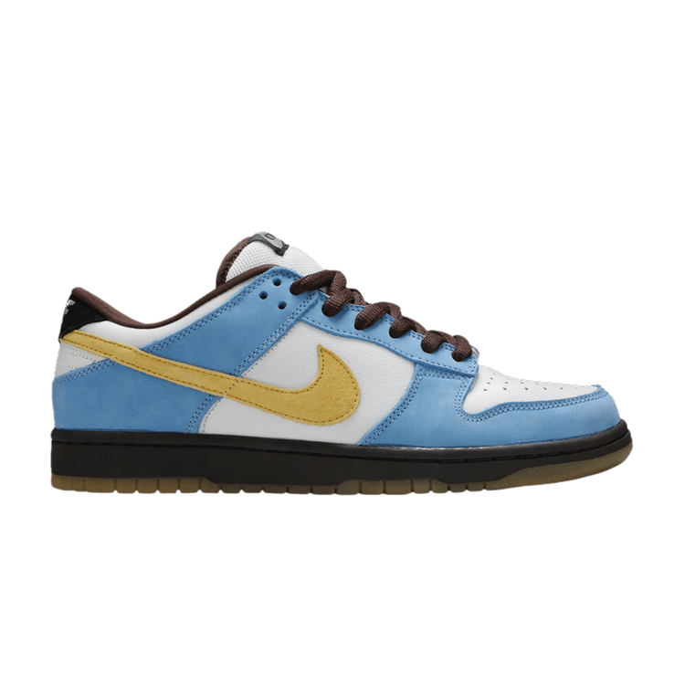Nike Dunk Low Pro SB 'Homer' — White/Medium Yellow-University Blue