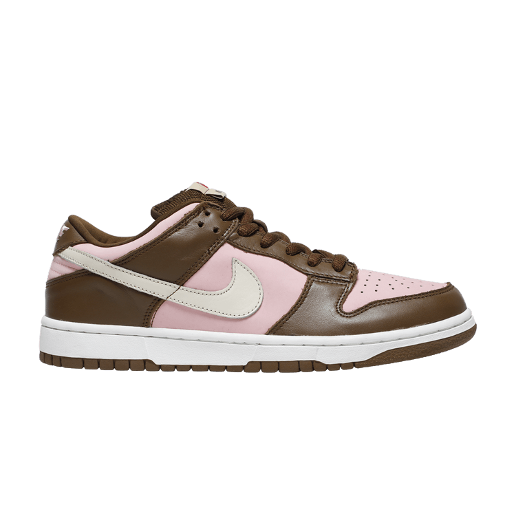 Stüssy x Nike Dunk Low Pro SB 'Cherry' — Dark Khaki/Shy Pink-Vanilla