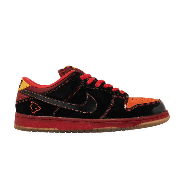 Nike Dunk Low Premium SB 'Hawaii' — Black/Black/Deep Orange