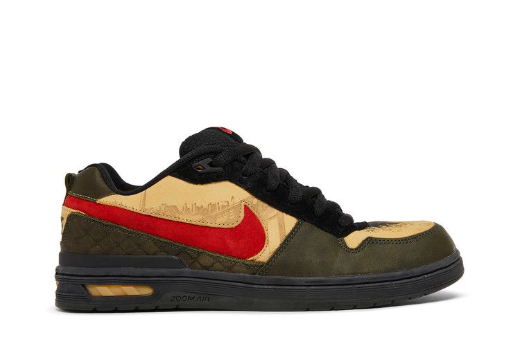 Nike Paul Rodriguez Zoom Air Elite 'Stash' — Honey Wheat/Pimento/Deep Green
