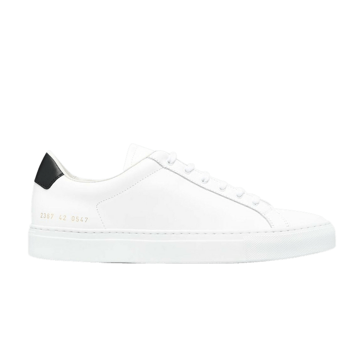 Common Projects Retro Low 'White Black' — White/Black