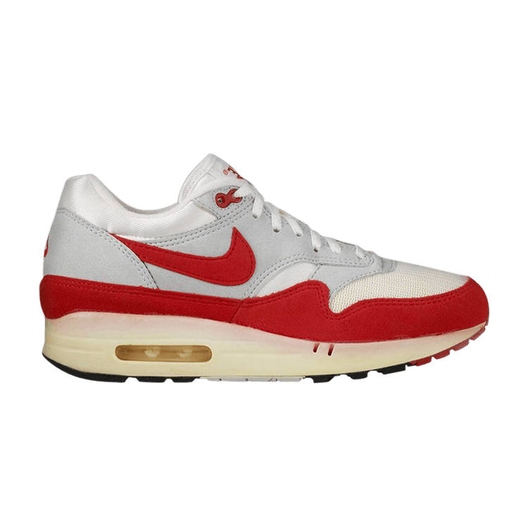 Nike Air Max 1 OG 'Varsity Red' 1987 — White/Light Neutral Grey/Red