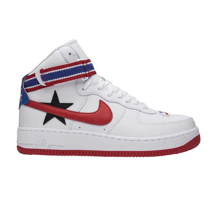 Riccardo Tisci x NikeLab Air Force 1 High 'White' — White/Black-Game Royal-University Red