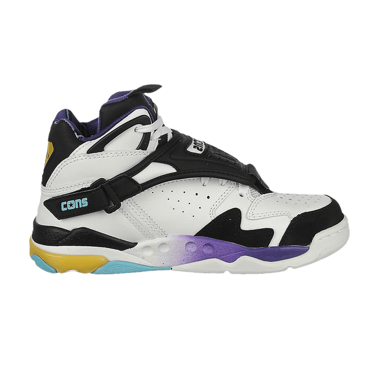 Converse Aero Jam Mid GS 'Grandmama' — White/Black/Blue