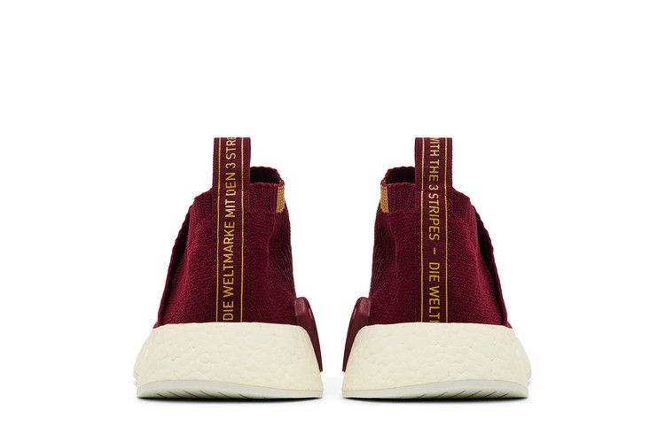 Sneakersnstuff x adidas NMD_CS2 Primeknit 'Class of 99' — Collegiate Burgundy/Corn Gold/Crystal White
