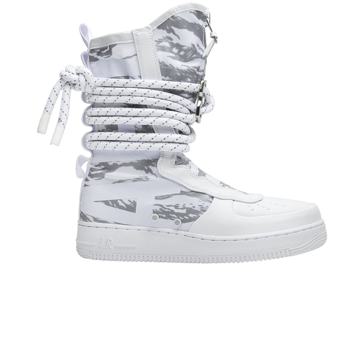 Nike SF Air Force 1 High 'Winter Camo' — White/Reflective Silver