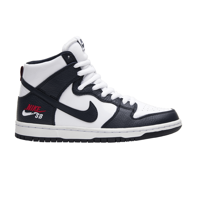 Nike SB Dunk High Pro 'Dream Team' — Obsidian/Obsidian-White-University Red