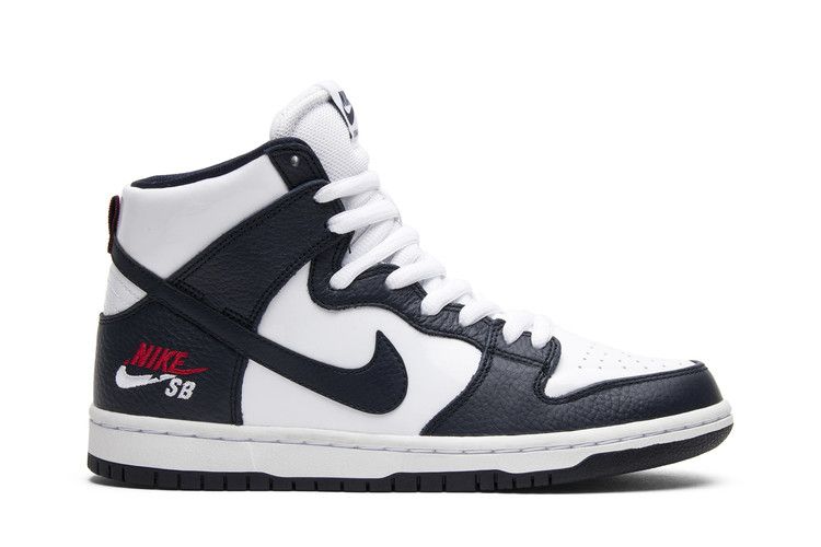Nike SB Dunk High Pro 'Dream Team' — Obsidian/Obsidian-White-University Red (2)