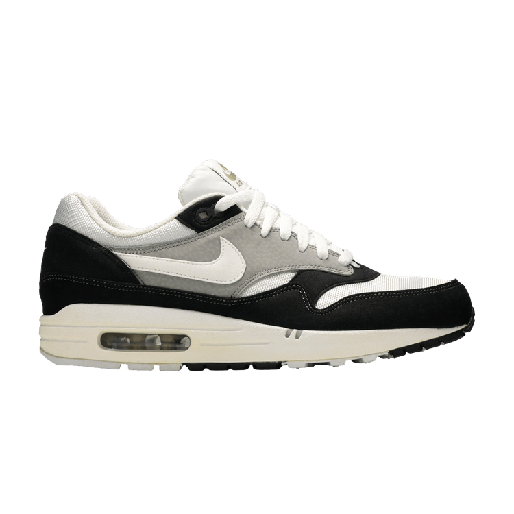 Nike Air Max 1 'Black Grey Khaki' — Black/White/Medium Grey/Khaki