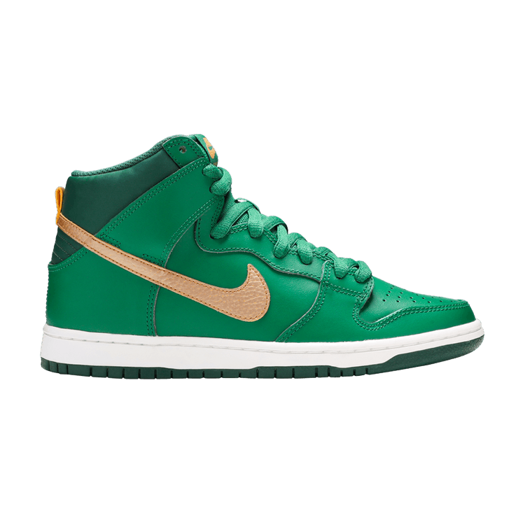 Nike Dunk High Pro SB 'St. Patrick Day' — Pine-Green-Metallic-Gold-Gorge