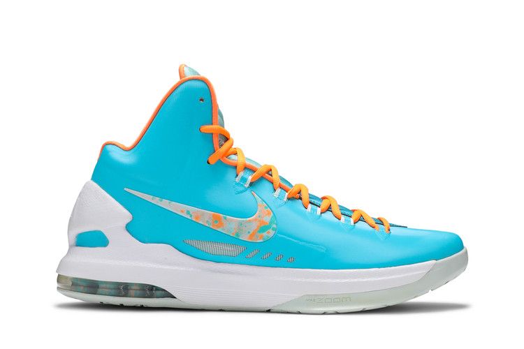Nike KD 5 'Easter' — Turquoise Blue/Bright Citrus-Fiberglass (2)