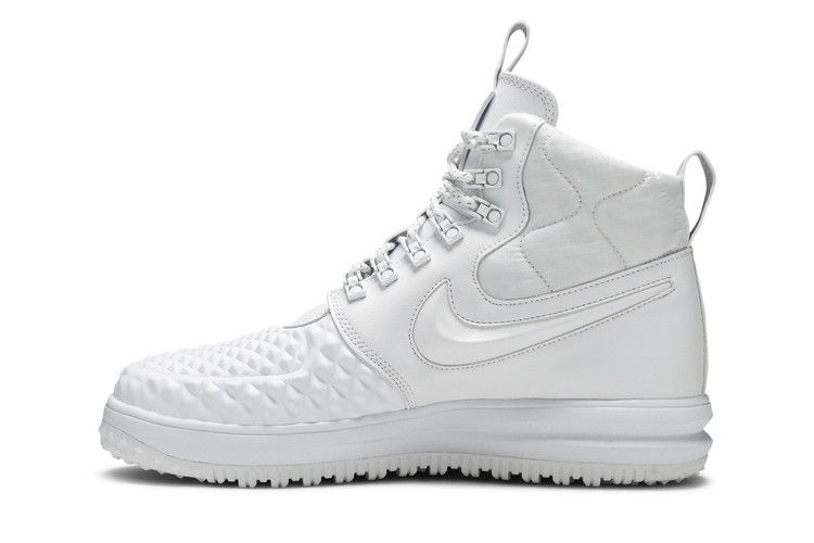 Nike Lunar Force 1 Duckboot 'Triple White' — White/White-White