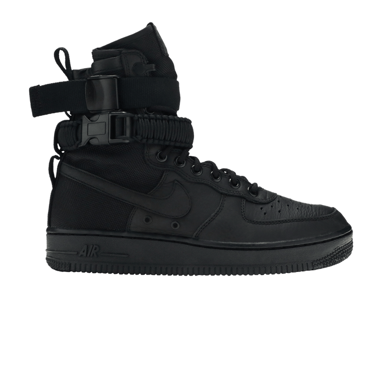 Nike Wmns SF Air Force 1 High 'Triple Black' — Black/Black-Black