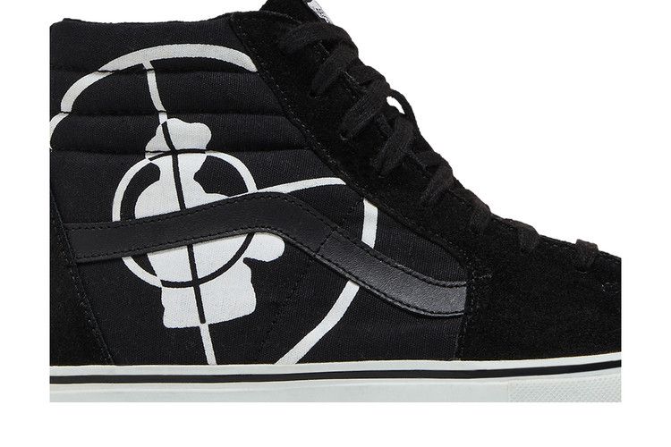 Supreme x Vans Sk8-Hi Sl 'Public Enemy' — Black/White