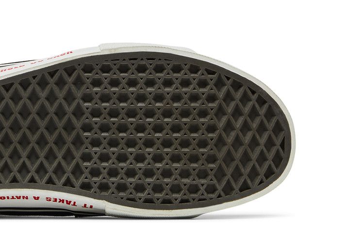 Supreme x Vans Sk8-Hi Sl 'Public Enemy' — Black/White
