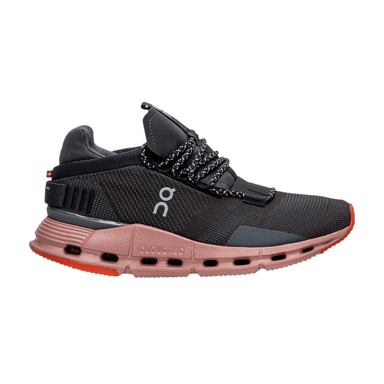 ON Wmns Cloudnova 'Black Eclipse Rose' — Black/Eclipse Rose